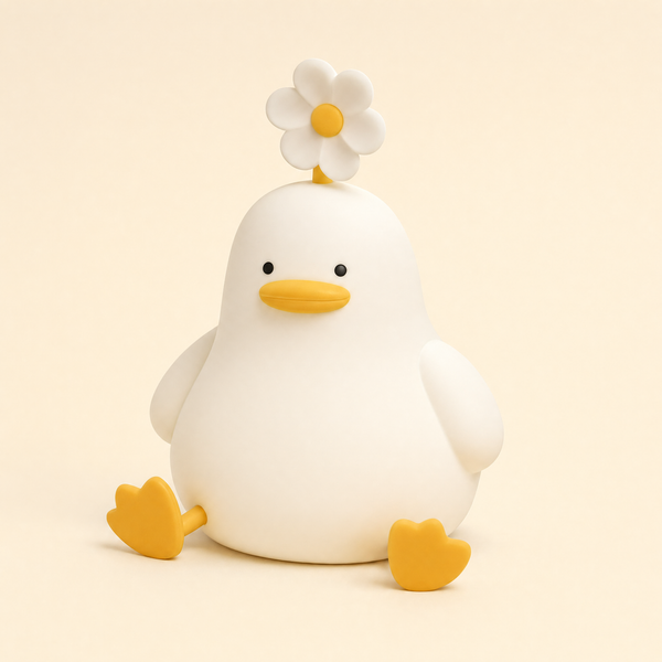 Veilleuse canard fleur