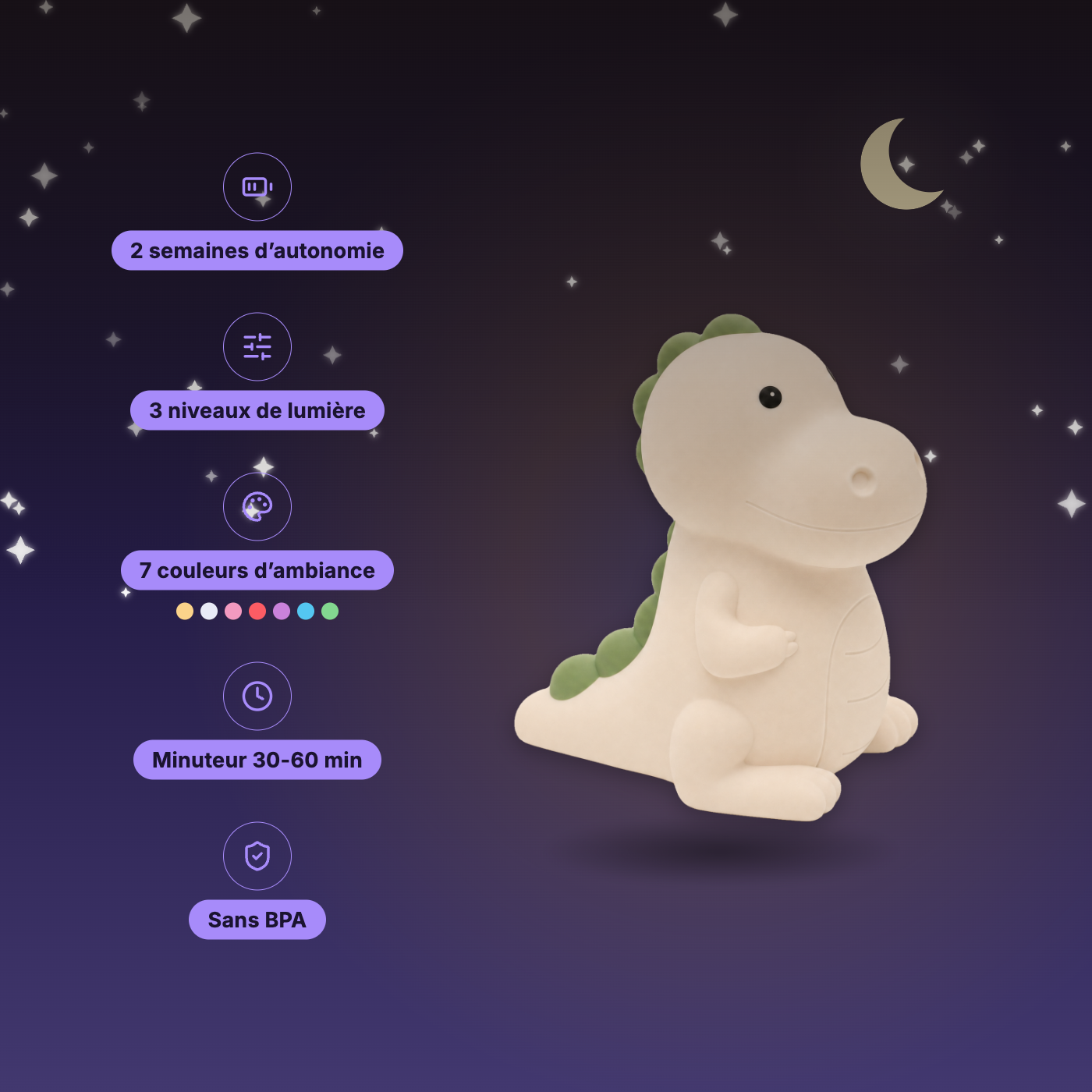 Veilleuse dinosaure