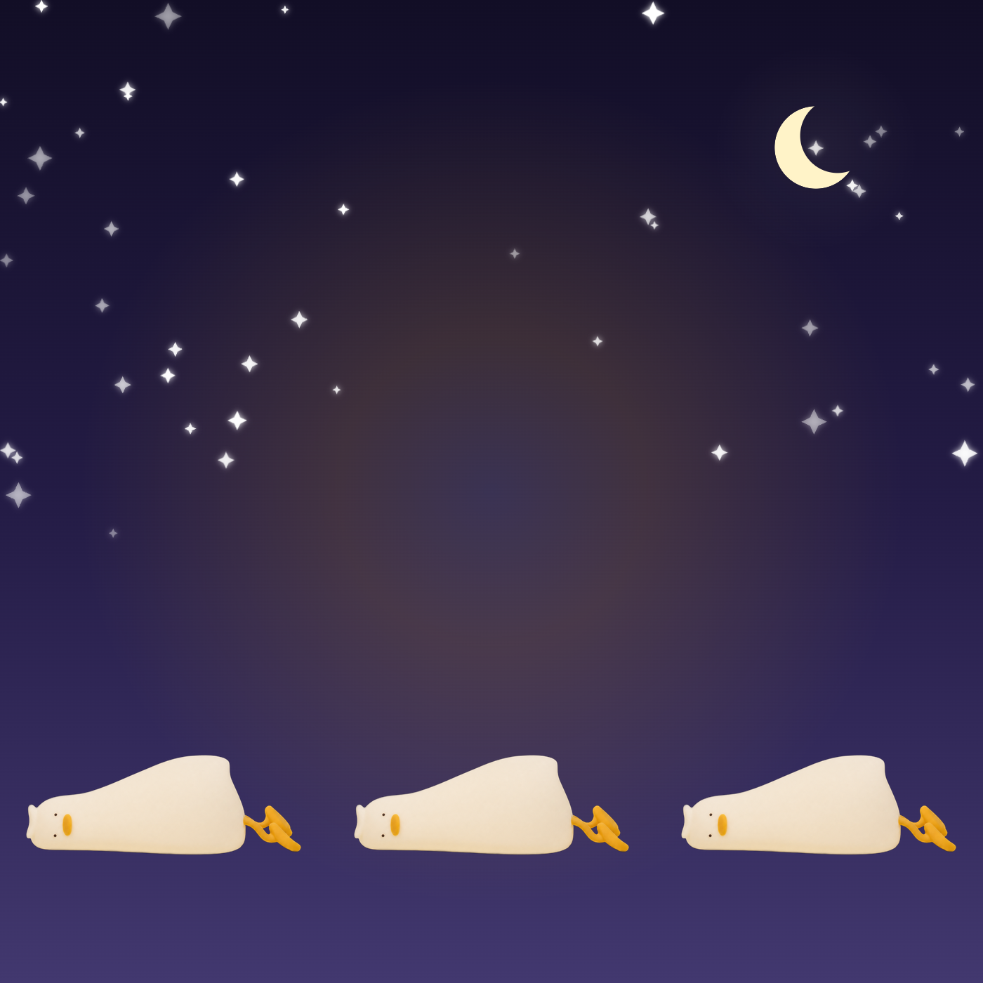 Veilleuse canard couché