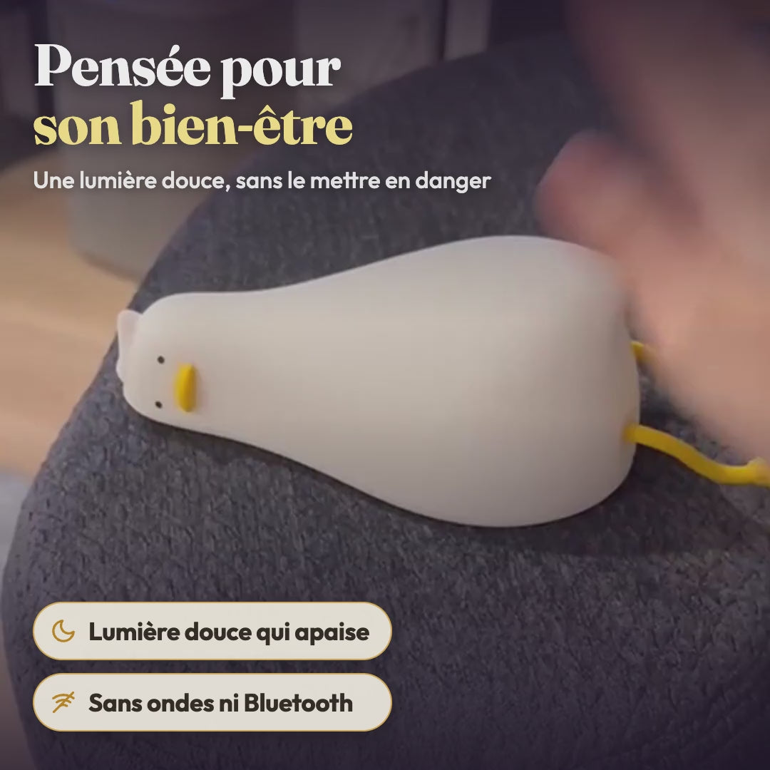 Veilleuse canard couche - presentation