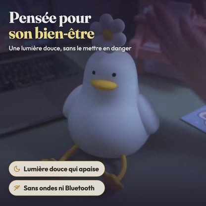Veilleuse canard fleur - presentation