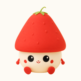 Veilleuse fraise